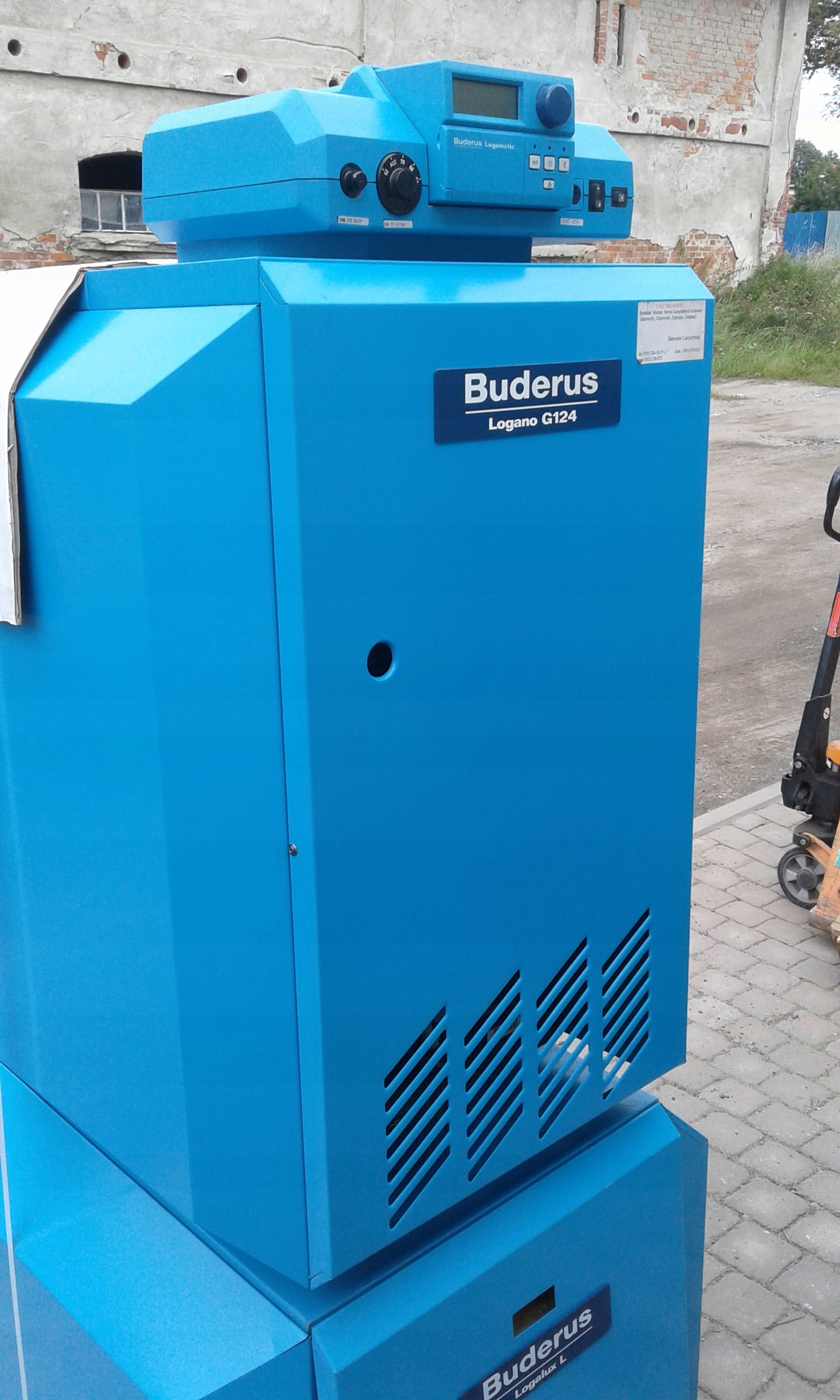 PIEC NA GAZ BUDERUS LOGANO G124 MADE IN GERMANY 7608568064