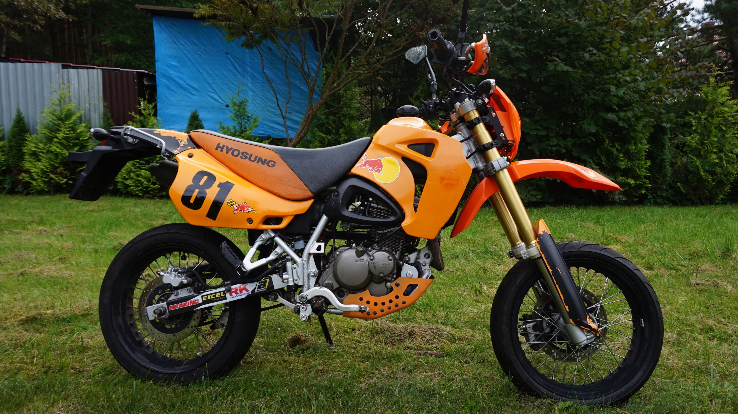 Hyosung XRX 125 SM Supermoto 13tyś.przebiegu - 7238268385 - oficjalne ...