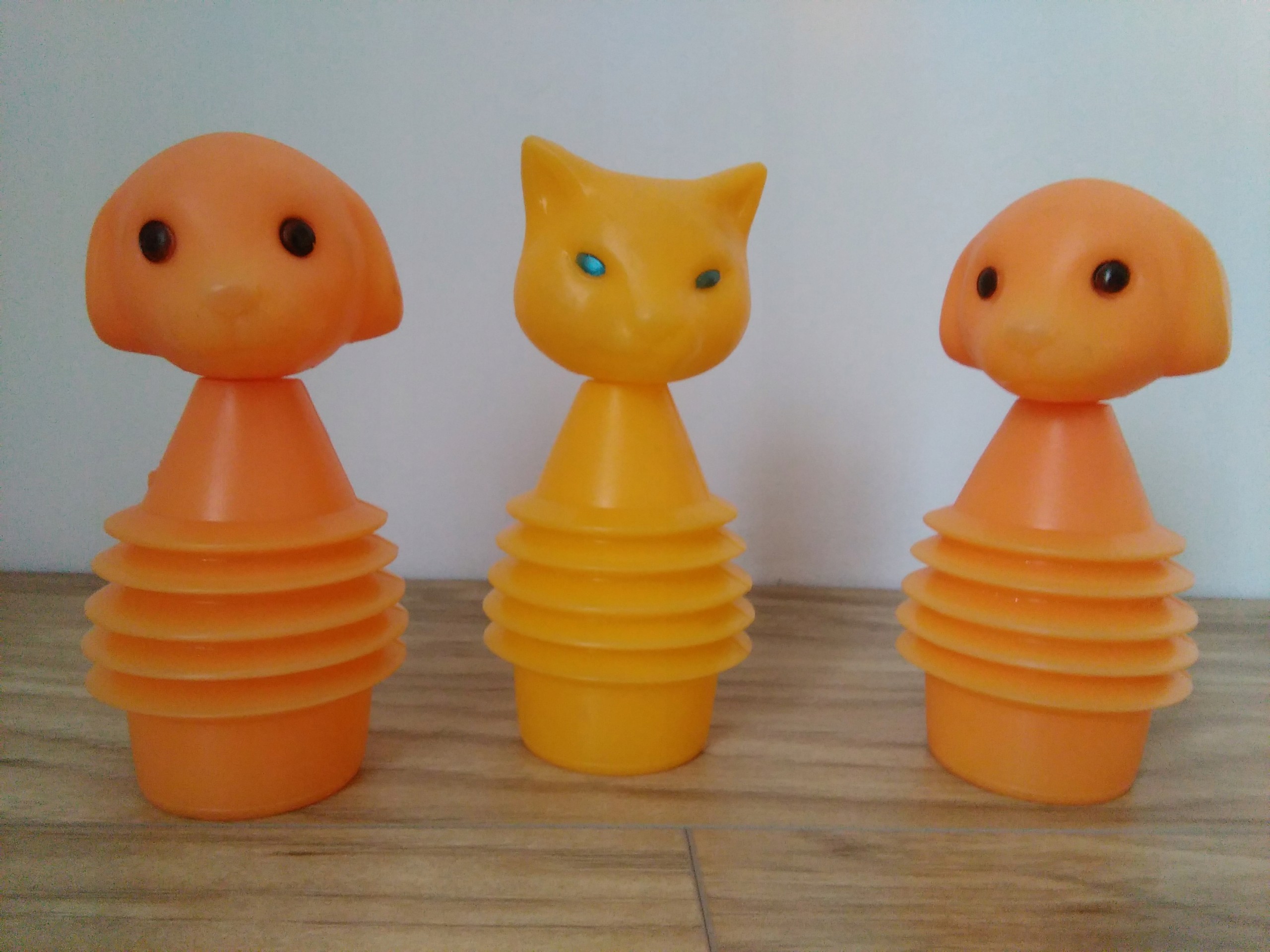 Stare Zabawki Prl Pies Kot Harmonijka śliczne 3szt Stare Zabawki Prl Pies Kot Harmonijka śliczne 3szt