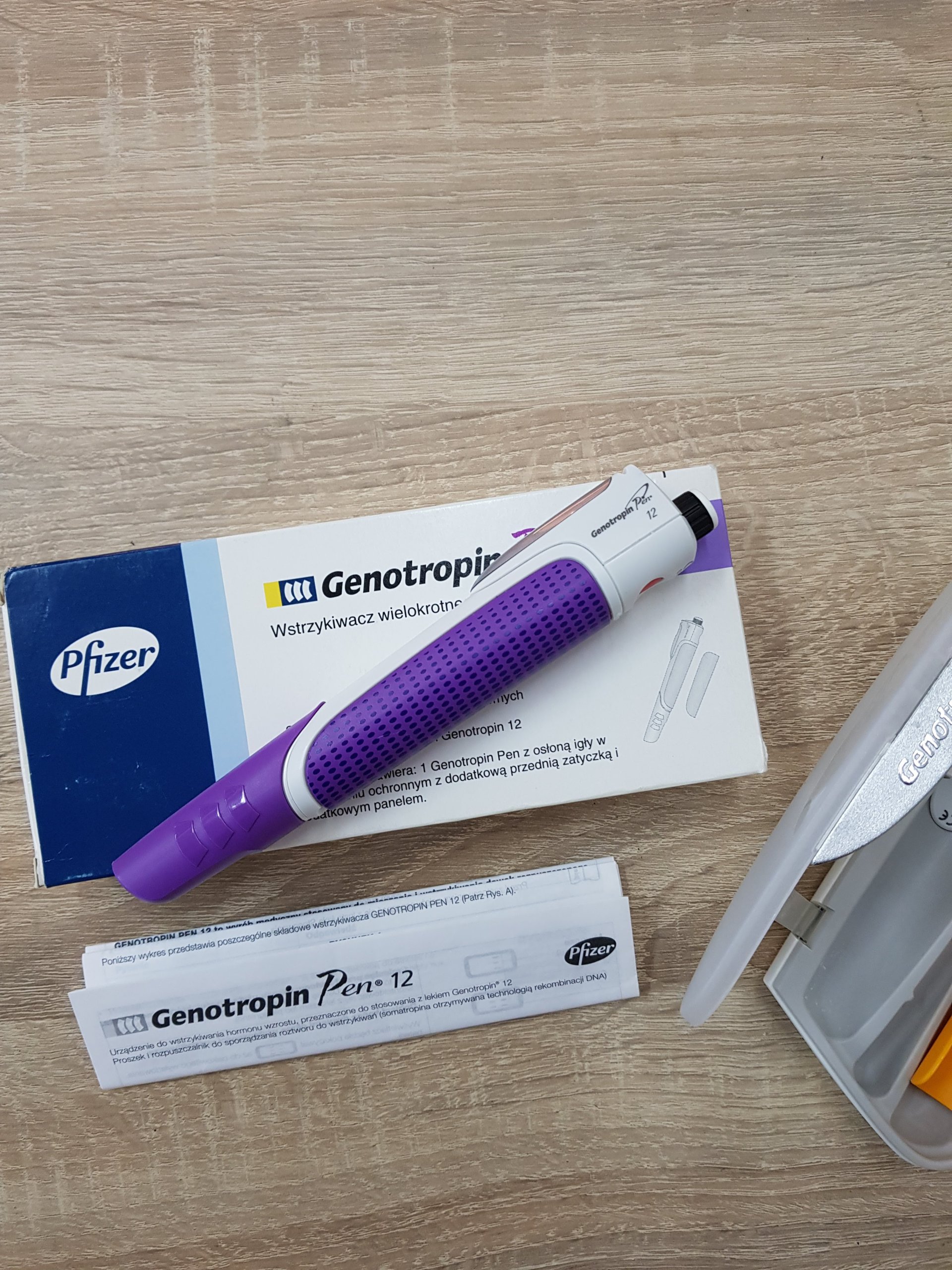 GENOTROPIN PEN 12 WSTRZYKIWACZ HGH PFIZER HORMON - 7278335435 ...