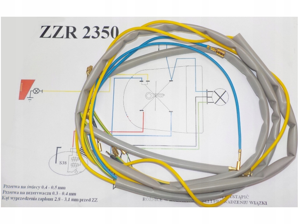 Instalacja Elektryczna Romet Komar 2330 2350 Szara