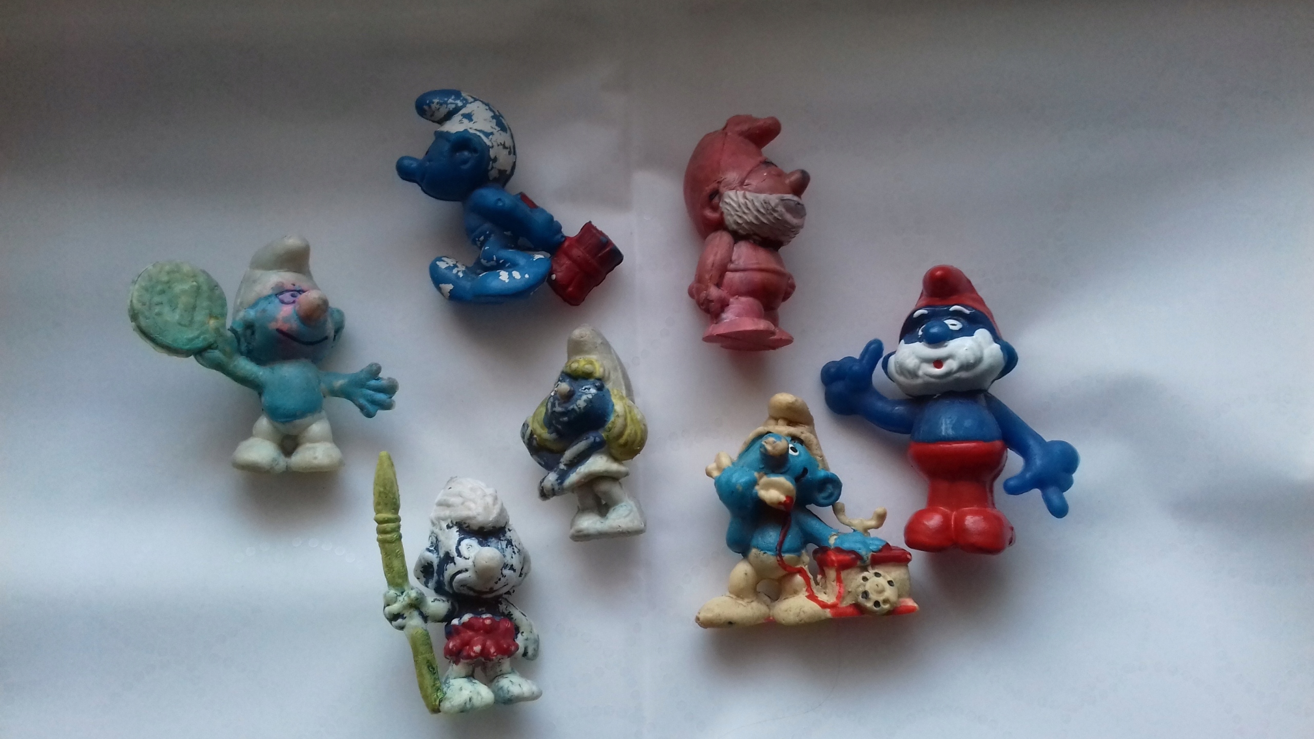 Z5 Smerfy Smurfy Figurki Zabawki Prl Lata 90