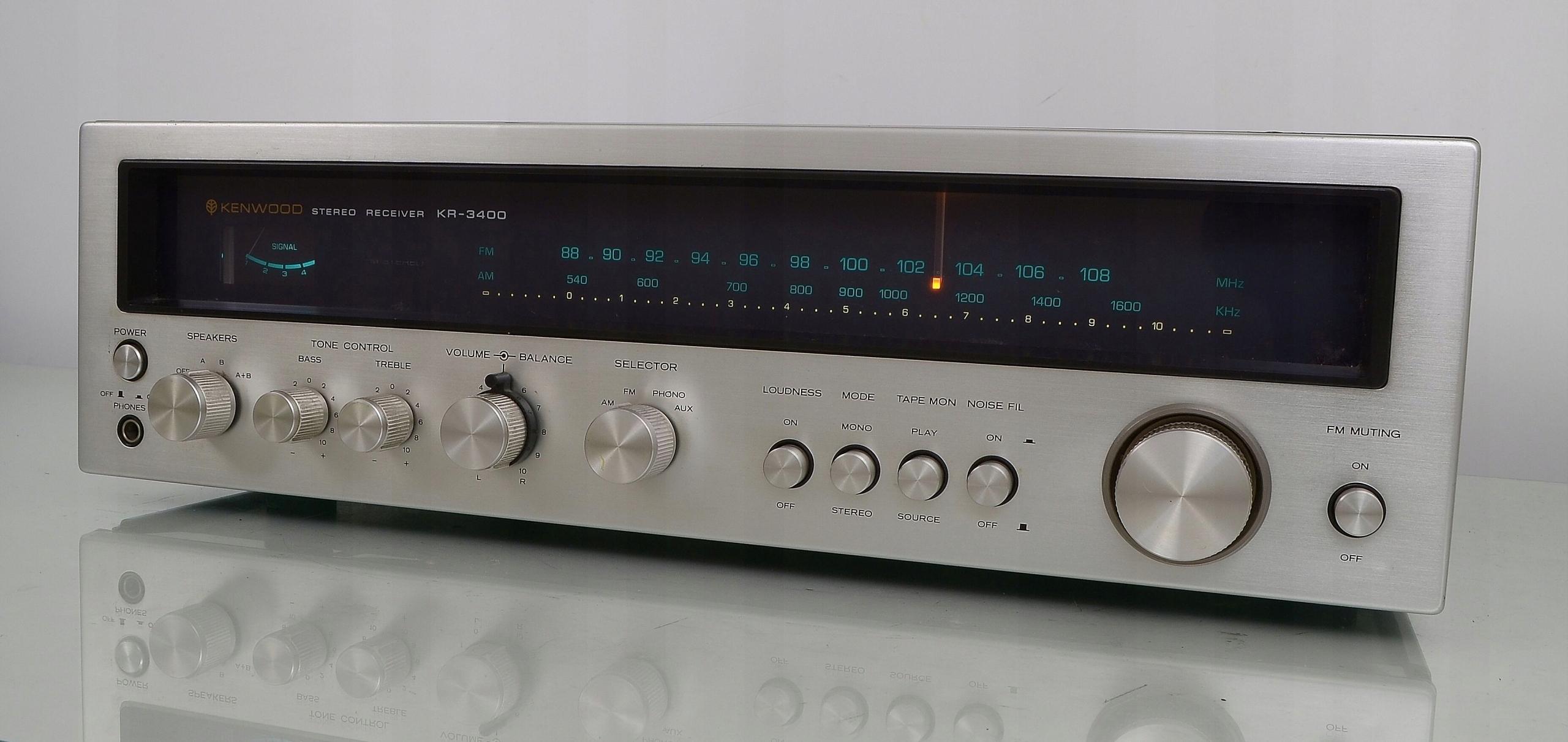 Kenwood KR3400 Vintage AM/FM Stereo Receiver 7559644217 oficjalne archiwum allegro