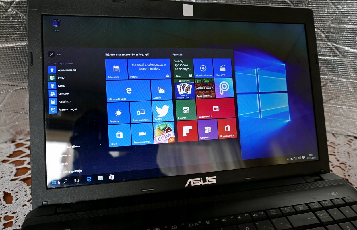 ASUS K55N / 12 GB ram / 500GB / Stan BDB. 7649156264 oficjalne