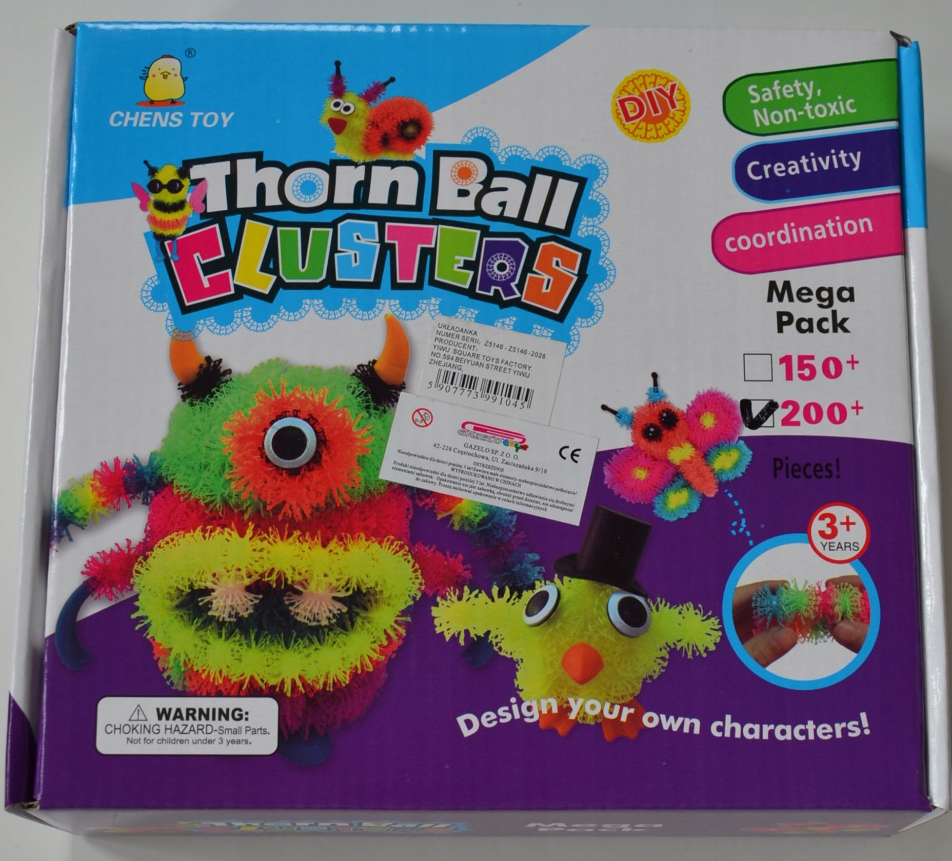 Thorn Ball Clusters 200 Szt Kolorowe Rzepy 7459326381 Oficjalne