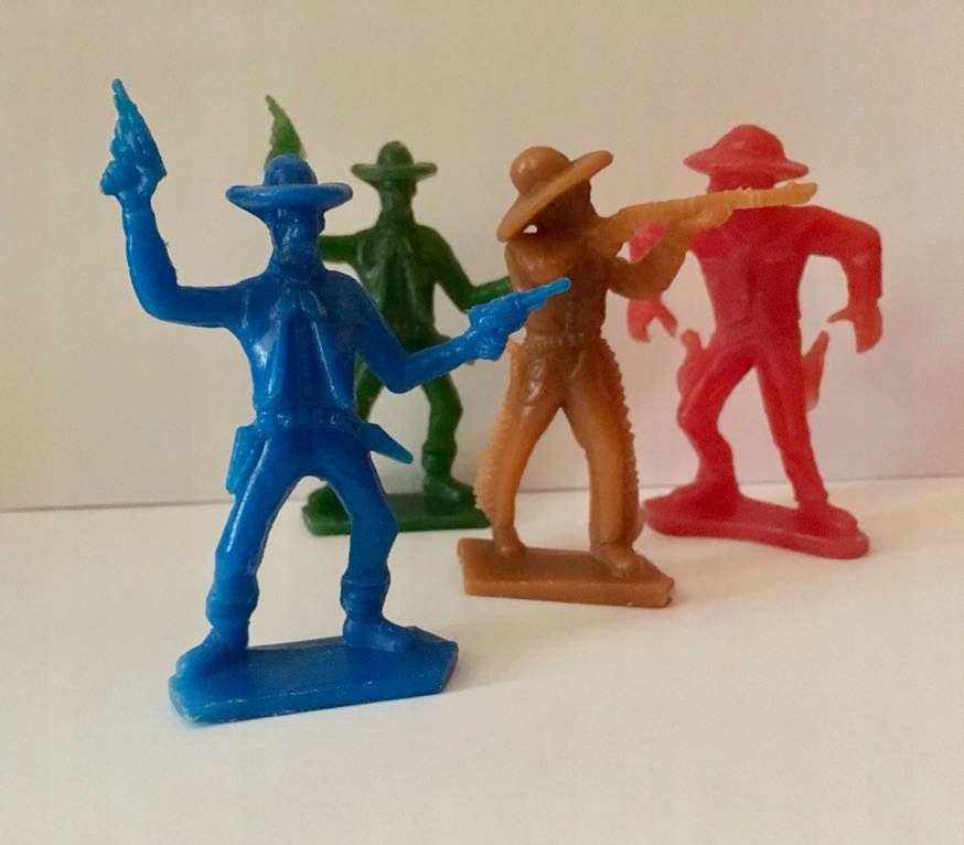 Zabawki Prl Figurki żołnierzyki Kowboje Ii