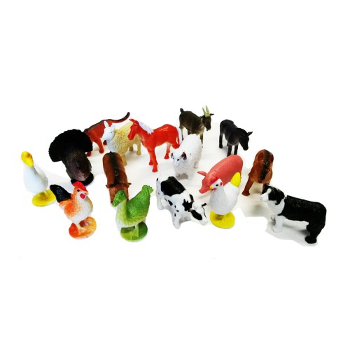 Zestaw Mini Farma Zabawka 16 Elementów Zwierzątka 7133579002 Zestaw Mini Farma Zabawka 16 Elementów Zwierzątka 7133579002