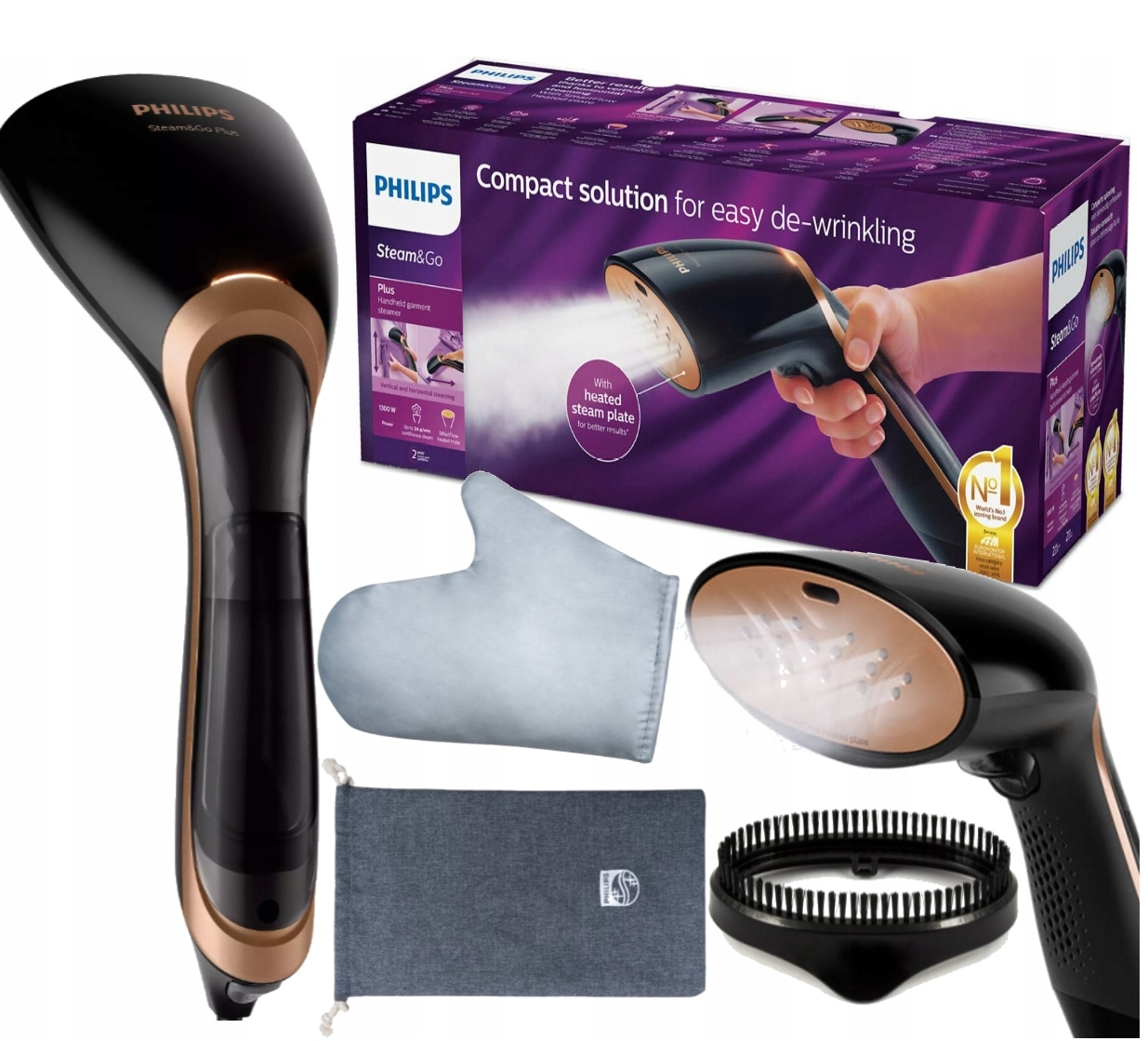 Parownica Do Ubrań Żelazko Steamer Philips Steam&Go