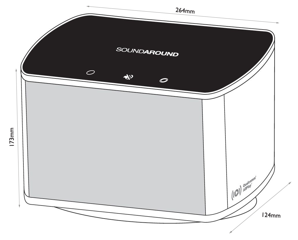 Колонка вай. АС eissound KBSOUND Soundaround 50w Wi-Fi (60155). Беспроводные колонки мультирум. Колонка беспроводная размер. Громкоговоритель WIFI.