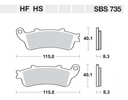 Тормозные колодки, колодки тормозов kh261 / kh281 honda cbr1000rr, gl1800, vfr800 перед2, купить в Украине