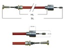 Трос тормозная тяга al-ko оригинал 1130 /1326mm2, купить в Украине