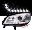 Фари, лампи фари, відбивачі opel zafira a 99-05 dayline ( денна лінія ) led хром сірий1, ціна в Україні