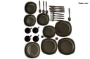 фото mini №15, Utensils tourist miles - tec camping set for 4 people 26 elements olive