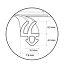 фото мини №4, Прокладка для дверей окон оконная sfd11 - s 1mb.