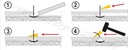 фото mini №4, Calipers/ clip to regulation slabs vorel 400 pcs.