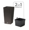 фото mini №16, Flowerpot rattan drts225 rato square+ liner umber