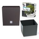 фото mini №5, Flowerpot prosperplast drts325l-440u rato low umber 32x32x33 centimeters brown