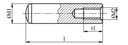 фото mini №2, 20x100 clips with internal thread din 7979d 1 piece.