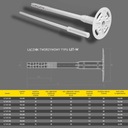 фото mini №2, Clips to polystyrene stabilizer racks quality -10 centimeters 100 pcs. pin to insulation