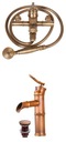 фото mini №10, Mixer sets wall-mounted royal orderlies retro golden