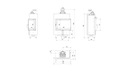 фото mini №5, Fireplace liner fireplace angular right lucy thin 12 kw eco-project+ free of charge