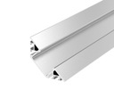 фото mini №10, Profile led backlight aluminum angular tech-light anodized p7 1m