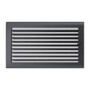 фото mini №6, Lattice ventilation colored grilles 22x37 centimeters graphite
