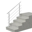 фото mini №3, Balustrade stainless steel, handrail 1, 5 mb, solid tube o thickness 2, 0 mm