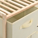 фото mini №9, Reliable rack з 6 baskets з fabrics, cedar wood, beige