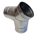 фото mini №3, Tee reduction darco galvanized fi 150/ 2x100 mm