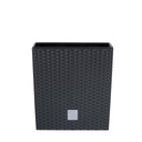 фото mini №4, Flowerpot prosperplast 20 centimeters x 20 x 20, 2 centimeters plastic shades of gray 1 silver