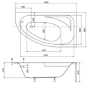 фото mini №11, Trough angular з screen/ em cornea 140x80+ hull
