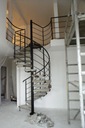 фото mini №4, Stairs curved spiral balustrady forged blacksmith