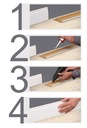 фото mini №5, 6 overlay floor mdf white decorative skirting board