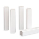 фото mini №2, Angle 8 centimeters overlay floor white skirting board mdf