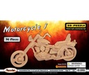 фото mini №2, Puzzle wooden 3-door motorcycle harley davidson engine