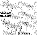 Suzuki grand vitara 06- втулка дифференциала перед2, купить в Украине