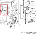 Peugeot boxer крюк дверь защелка гнездо, разьемов задний низ4, купить из Польши