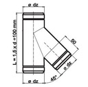 фото mini №2, Tee 45 steps galvanized fi 200 darco trs200/ 45-oc