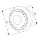 фото mini №4, Anemostat ventilation awenta fi 100 mm an1, white