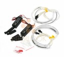 4x кольца ccfl angel eyes света дневной bmw e36 e38 e39 e46 e87+w5w led12