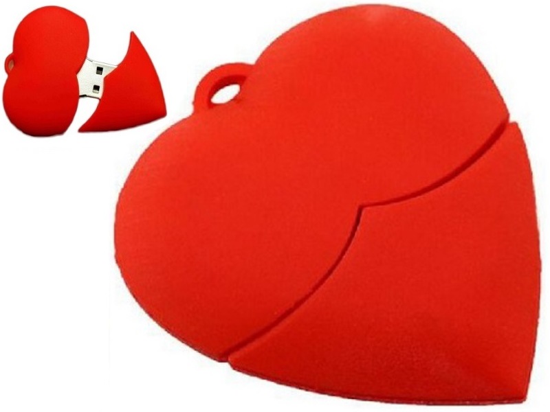 Usb flash disc 128 Gb Červené Srdce Láska Love You