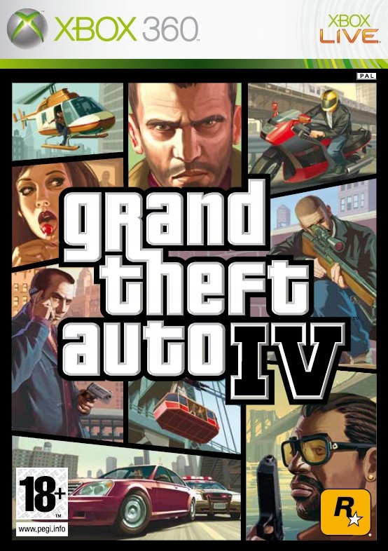 XBOX 360 GTA IV ŁÓDŹ RZGOWSKA 100/102 GAMES4US