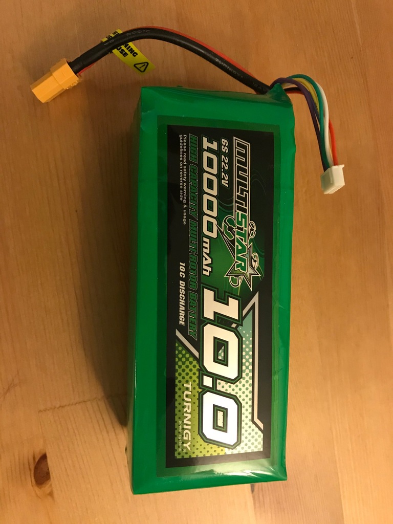 LiPO Turnigy Multistar 10000mAh 22,2V 6s 10C/20C