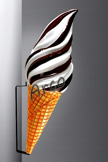 Lód lody 3D Reklama Włoski kręcony170cm wiszący