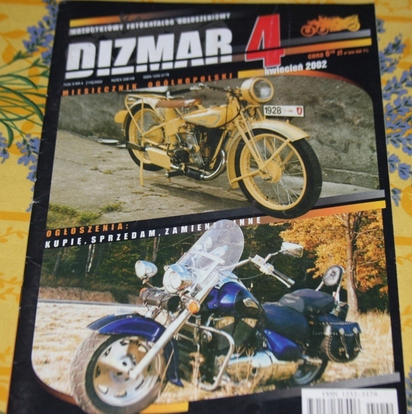 DIZMAR **MOTOCYKLE **OGŁOSZENIA**2002