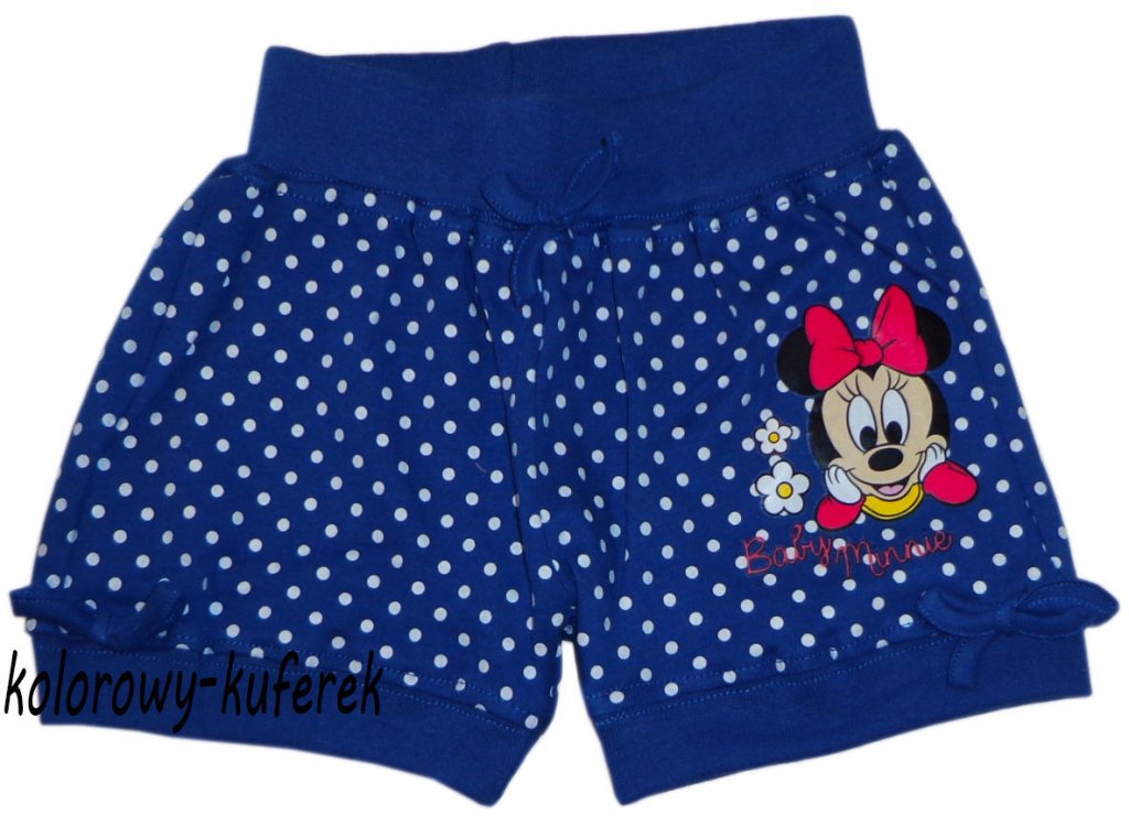 Krótkie Spodenki MYSZKA MINNIE rozmiar 80