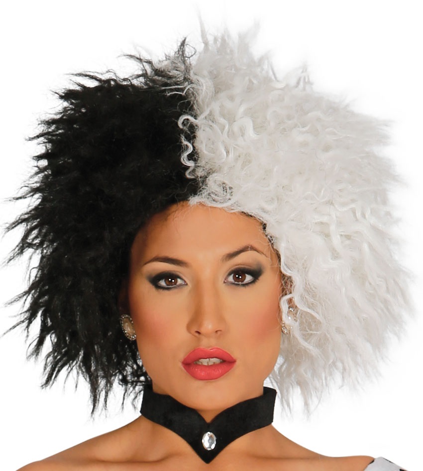 PERUKA CRUELLA DE MON 101 dalmatyńczyków SYLWESTER