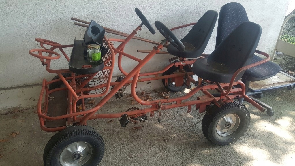 rower czterokołowy 2 osobowy