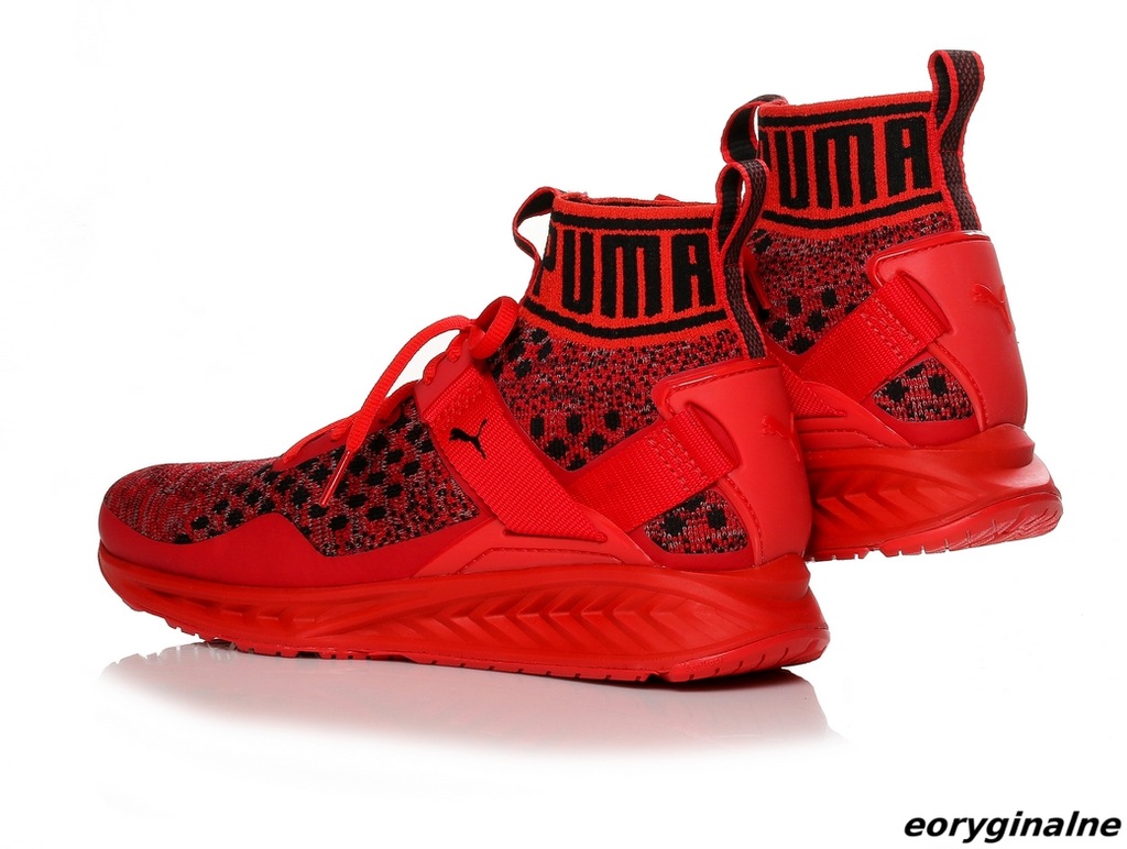 puma ignite evoknit kids silver